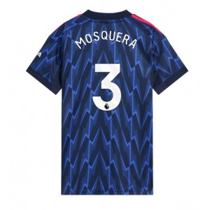 Fotbalové Dres Arsenal Cristhian Mosquera #3 Dámské Venkovní Oblečení 2025-26 Krátký Rukáv